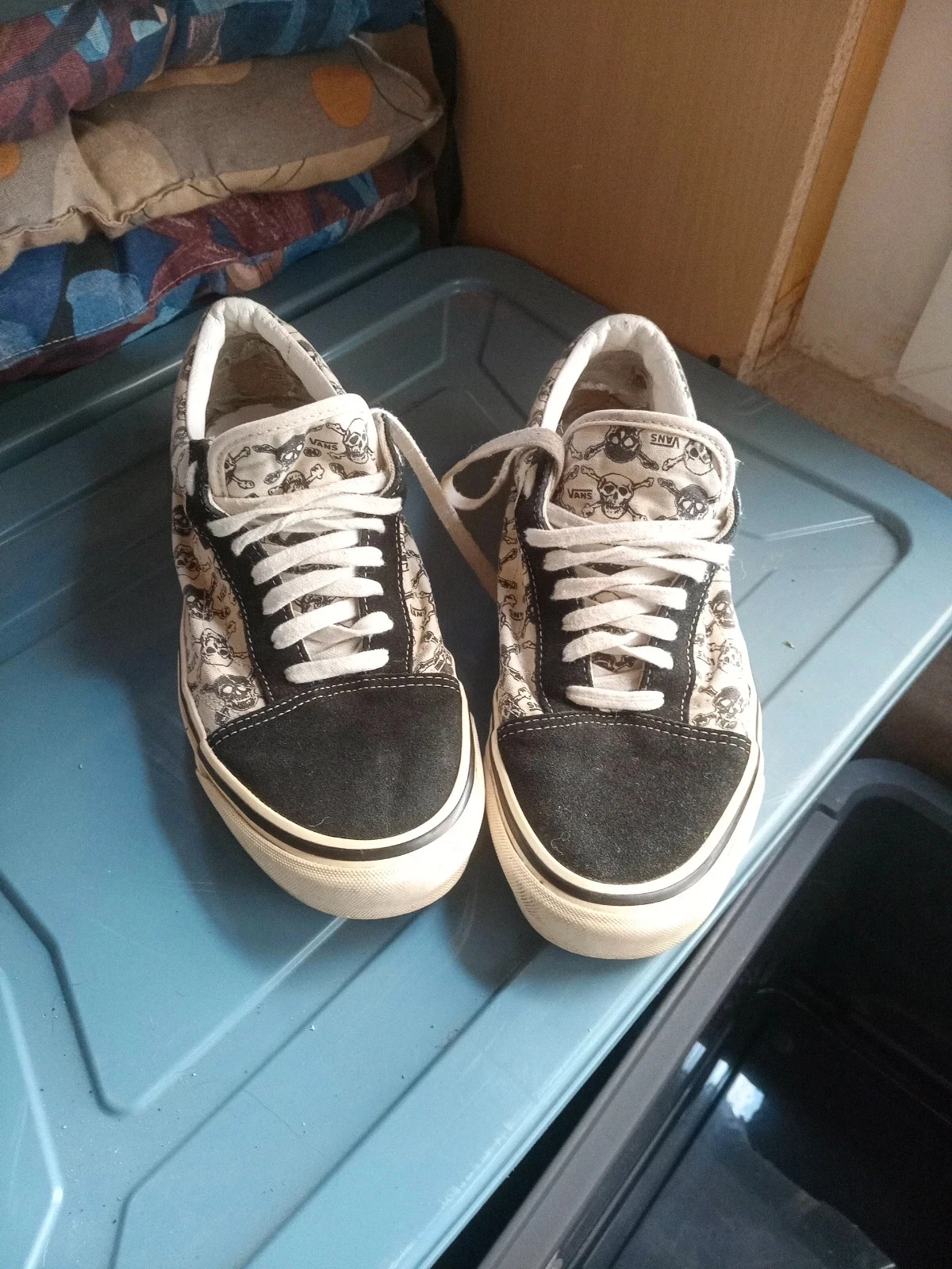 Baskets Vans Style 36 (Old Skool) Motifs Têtes de Mort / Skulls – Taille 42.5